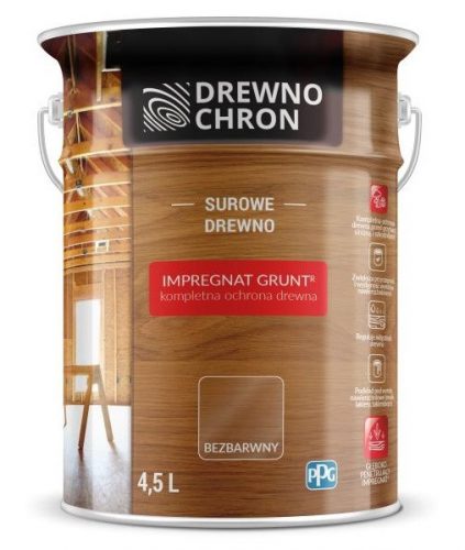 Impregnante per legno Drewnochron 382508 incolore 4,5 l