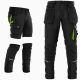 PANTALONE DA LAVORO IN VITA 2IN1 CORTO ZEUS PANTALONE CARGO RIP STOP NERO 52