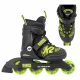  K2 Raider pattini per bambini neri 29-34(S)