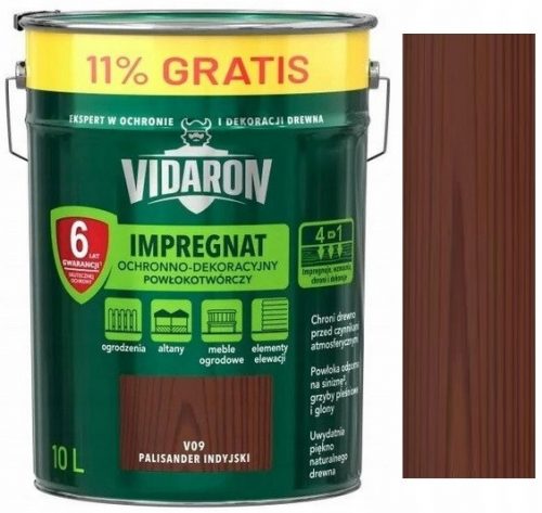  Impregnante VIDARON 9L+11% ROSANDER INDIANO