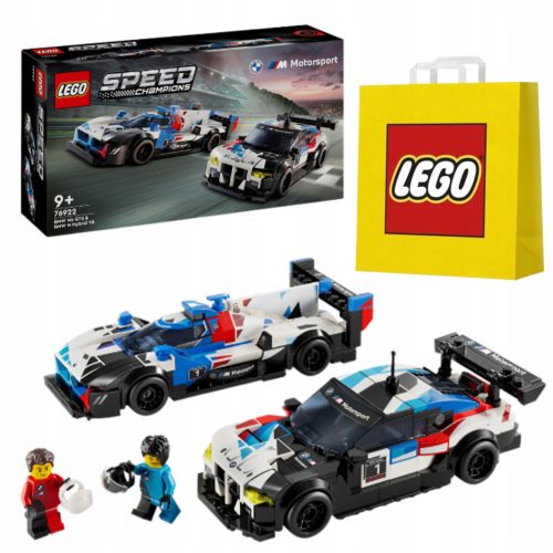  LEGO Speed Champions 76922 BMW M4 GT3 e BMW M Hybrid V8 + Borsa di carta LEGO