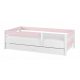  SIMPLE BABY BOO lettino per bambini 160x80 CASSETTO materasso BIANCO LISCIO ROSA