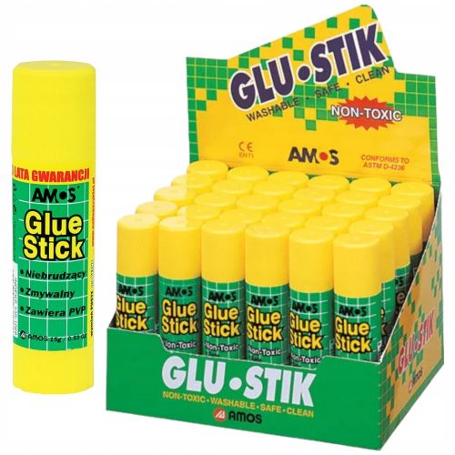  AMOS School Office GLUE stick set 30 pz. Colla stick da 8 g