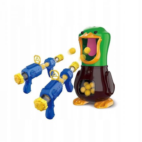  Hungry Duck Target Shooting Guns Balls Arcade Game Toy