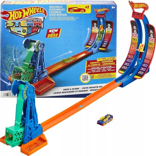  LANCIA SET PISTA HOT WHEELS CON PUNTEGGIO + auto