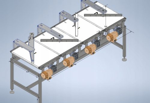 Costruzione, progettazione e realizzazione di macchine di linea