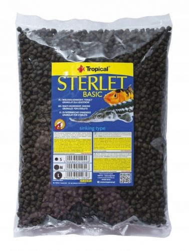  Mangime per pesci Tropical Sterlet Basic S 5 kg