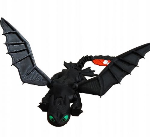  FLEXI Toothless WHITE FURY Sdentato Come addestrare il tuo drago - TIK TOK