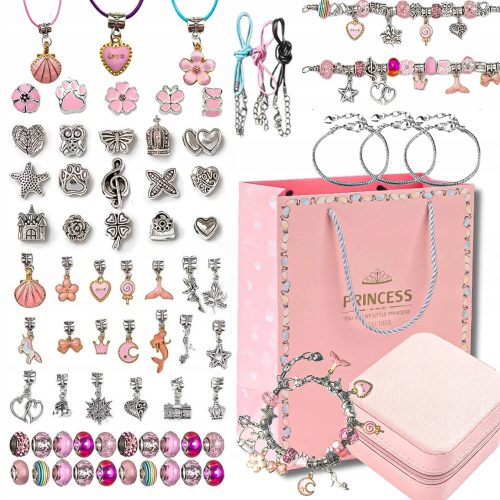  KIT PER REALIZZARE GIOIELLI, BRACCIALETTI, PERLINE, PENDENTI REGALO