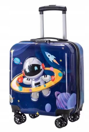  VALIGIA PER BAMBINI SPAZIALE COSMONAUTA 3D PLANET CYFR 4 RUOTE DA VIAGGIO