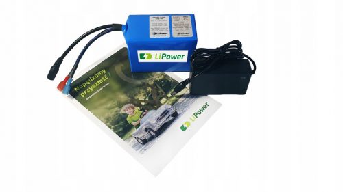  Caricabatterie Li-Ion LiPower 15Ah 12V per costumi gonfiabili da orsacchiotto