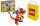  LEGO Creator 3 in 1 31145 Drago Rosso + Sacchetto di carta LEGO 6315786 giallo 24x8x18 cm