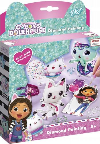  Totum mosaico diamante ricamo diamante per bambini Gabi's Cat House