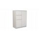  Cassettiera TopEshop 2D2S 70 x 40 x 97 cm bianco opaco