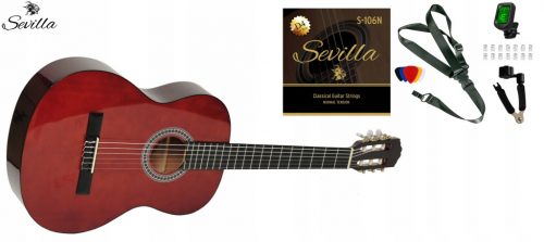  CHITARRA CLASSICA MARRONE 4/4 DI SIVIGLIA