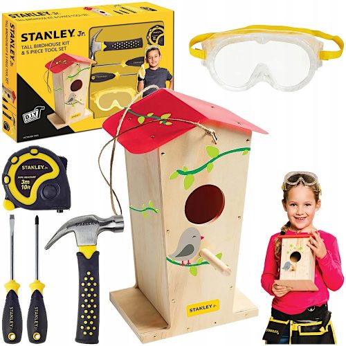  Casetta per uccelli Stanley Jr + strumenti per bambini