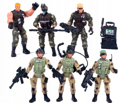  FIGURINE DI SOLDATO BASE MILITARE ESERCITO