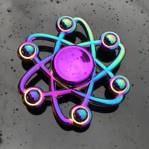  SPINNER FIDGET HAND SPINER METALLIZZATO COLORE METALLIZZATO