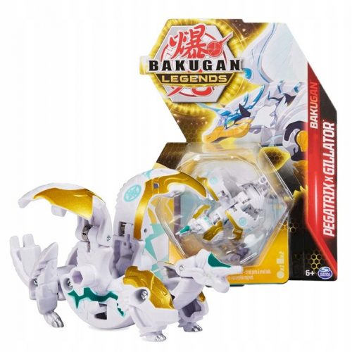  BAKUGAN LEGENDS PEGATRIX X GILLATOR FIGURA + CARTE