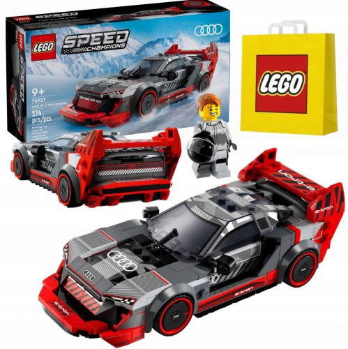  LEGO Speed Champions 76921 Audi S1 E-tron Quattro + Borsa di carta LEGO