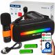  ALTOPARLANTE BLUETOOTH MICROFONO PORTATILE WIRELESS KARAOKE RGB