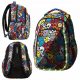  Zaino scolastico multiscomparto CoolPack, nero, multicolore, 19 anni