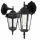  Lampada da parete da giardino Smartled nera E27 40 W