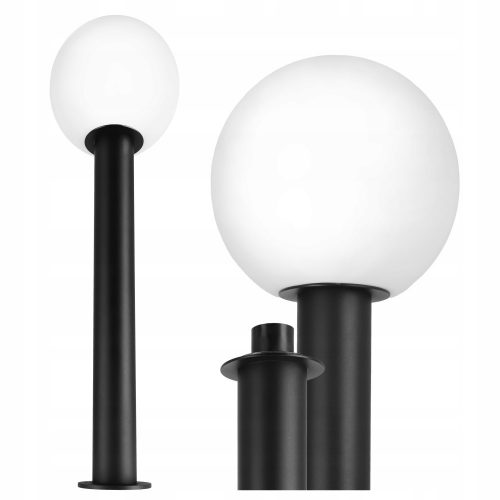  Paletto luminoso Smartled E27 tondo, 70 cm, nero