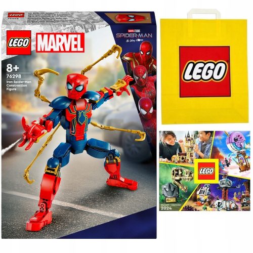  LEGO Super Heroes 76298 Figura di Iron Spider-Man + 2 altri prodotti