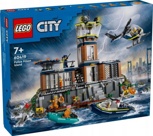  LEGO City 60419 Polizia dell'Isola Prigione