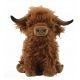  MUCCA SCOZZESE MARRONE PELUCHE MASCOTTE PER BAMBINI MUCCA DELLE HIGHLANDS