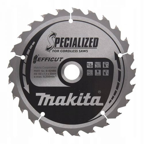  Disco da Taglio Makita "Efficut" 165x20 25Z