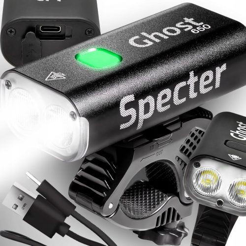  Illuminazione per bicicletta Spectre Sensore crepuscolare Batteria da 300 lm