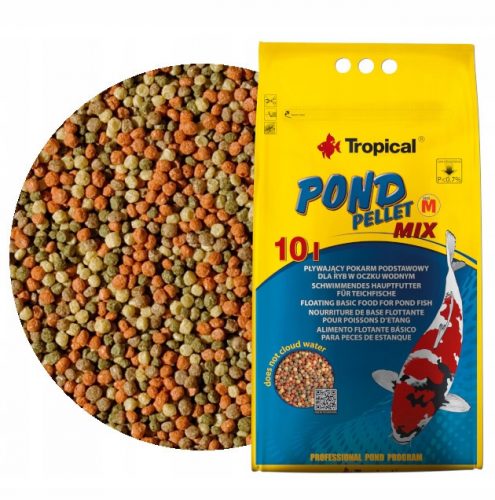  Tropical Pond Pellet granulato per pesci 1,1 kg 10 l