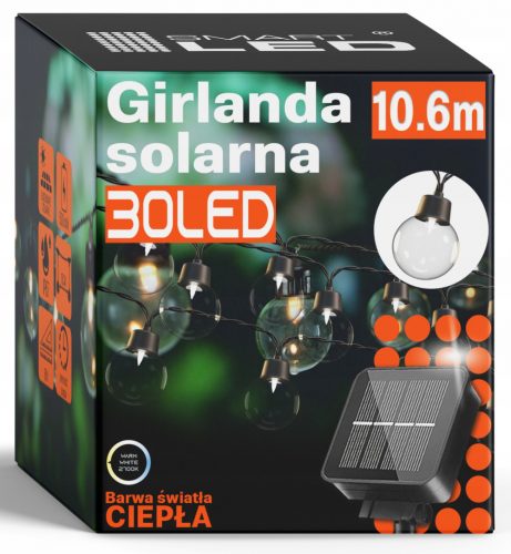  Ghirlanda solare Smartled 1060 cm, nera