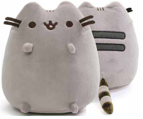  PUSHEEN MASCOTTE COCCOLE PUSHIN MORBIDO GRIGIO FLUFFY XL