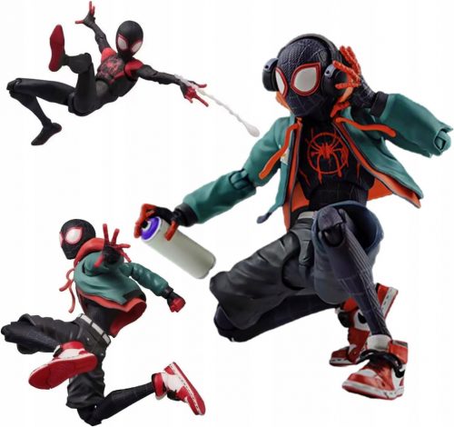  FIGURA SPIDER-MAN MILES MORALES ACTION FIGURE MOBILI DI SPIDERMAN