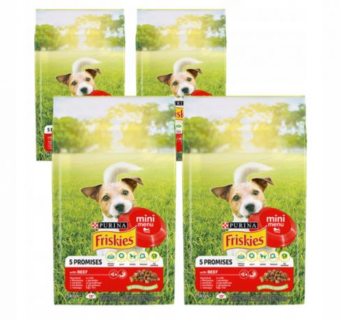  Friskies mangime secco per carne di manzo 1,5 kg