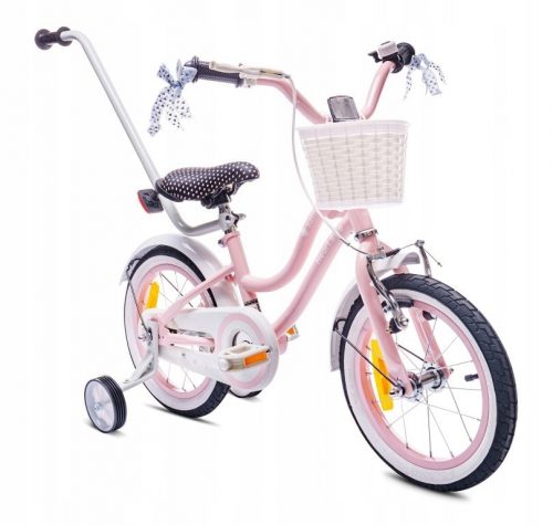  Bicicletta Sun Baby Heart 14" Bianca, Rosa