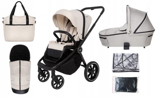  Passeggino Muuvo 2in1, passeggino Quick 4.0 + gondola 3.0 standard Desert Sand + Steel Grey