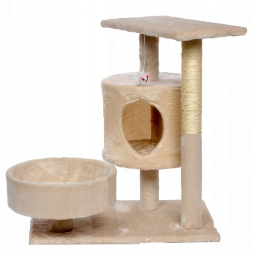  Tiragraffi basso, lettino, tiragraffi, torre Pet HOBBY 61 - 100 cm