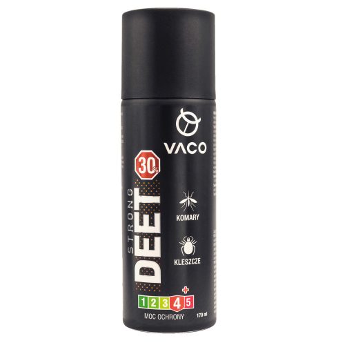  VACO STRONG 30 Spray per zecche, zanzare e moscerini DEET 30% + Citrodiolo - 170 ml