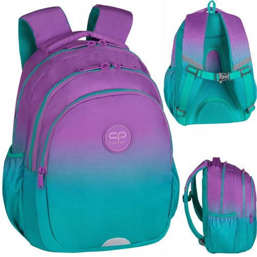  Zaino scolastico multiscomparto CoolPack Shades of Purple, Shades of Green 21 anni