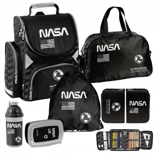  PASO NASA SCHOOL SET SCUOLA BORSA SCUOLA BORSA BORSA PRANZO DA BATTAGLIA