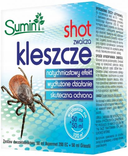  Liquido contro zecche e zanzare Sumin Shot 50ml