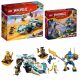  LEGO Ninjago Zane's Dragon Spinjitzu Auto da corsa 71791 + LEGO Ninjago Jay's Mech Battle Set 71805