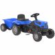  Trattore a pedali WOOPIE Farmer GoTrac MAXI PLUS con rimorchio blu