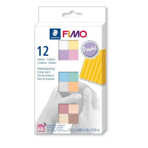  Set Fimo soft Pastel, massa termoindurente