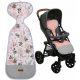  INSERTO PER PASSEGGINO, SEGGIOLINO BABYMAM MODERNO PREMIUM A DOPPIA FACCIA