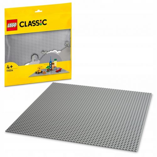  Piastra da costruzione grigia LEGO Classic 11024